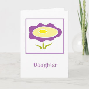 Daughter, Thinking of you, Missing you Card