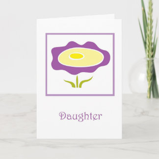 Daughter, Thinking of you, Missing you Card