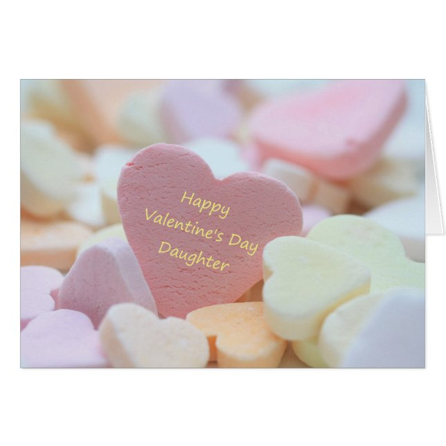 Daughter Valentine's Card (Front Horizontal)