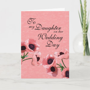 Daughter Wedding Day Card