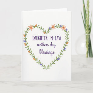 Daughterinlaw Blessing Card