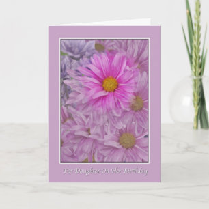 Daughter's Birthday Greeting with Gerbera Daisies Card