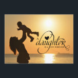 Daughter's Birthday Party Mother Hosting Invites<br><div class="desc">"A DAUGHTER IS A JOY FOREVER" in beautiful typography/calligraphy on YOUR PHOTO ( or you can use the template photo ) custom birthday party invitation for a change. I thought this would make a one-of-a-kind mother-hosting party invitation for daughters at all age, from 1st birthday, sweet16 to any birthday celebration!...</div>