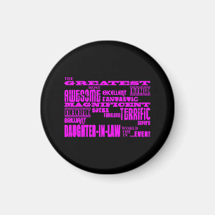 Daughters in Law Gifts : Greatest Daughter in Law Magnet
