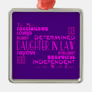 Daughters in Law Weddings & Birthdays : Qualities Metal Tree Decoration