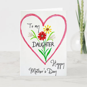 Daughters Joyful Mothers Day Card