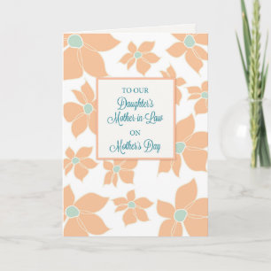 Daughter's Mother-in-Law on Mother's Day, Flowers Card