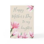 Daughters Mothers Day Pink Magnolia Flowers