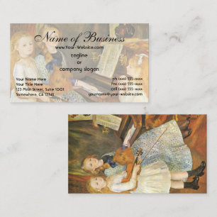 Daughters of Catulle Mendes by Pierre Renoir Business Card
