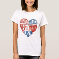 Daughters of the American Revolution USA Heart
