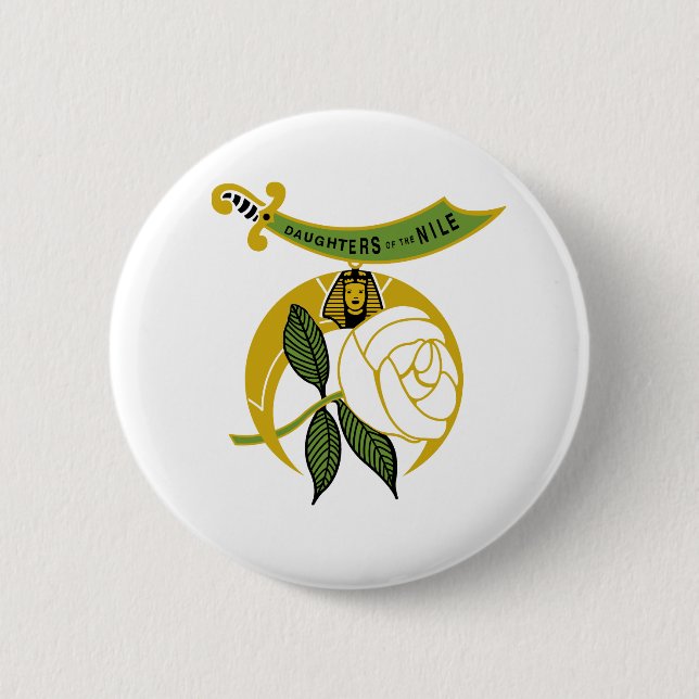 Daughters of the Nile 6 Cm Round Badge (Front)