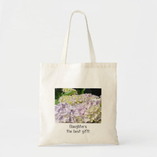 Daughters the best gift! tote bags Hydrangeas