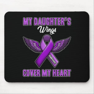 Daughter's Wings Cover My Heart End Overdose 1 Mouse Pad