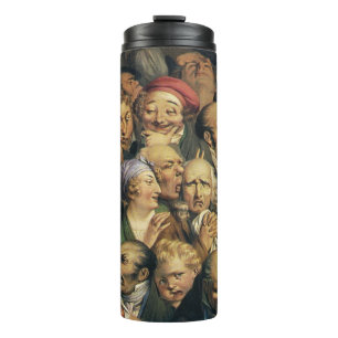 Daumier’s Expressions art tumbler