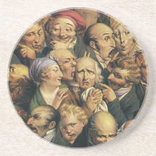 Daumier’s Expressions coaster