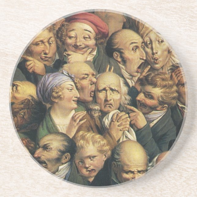 Daumier’s Expressions coaster (Front)