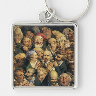 Daumier’s Expressions key chain