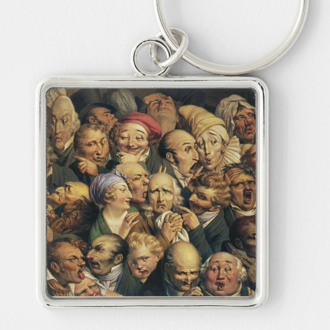 Daumier’s Expressions key chain (Front)