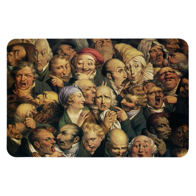 Daumier’s Expressions magnet (Horizontal)