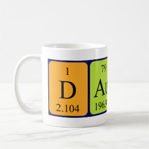 Daunte periodic table name mug