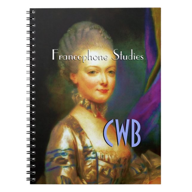 Dauphin French Baroque  Monogram Notebook (Front)