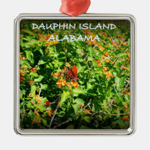 DAUPHIN ISLAND, ALABAMA METAL ORNAMENT