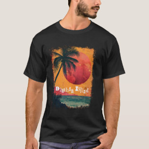 Dauphin Island Alabama Summer Vacation Palm Trees T-Shirt