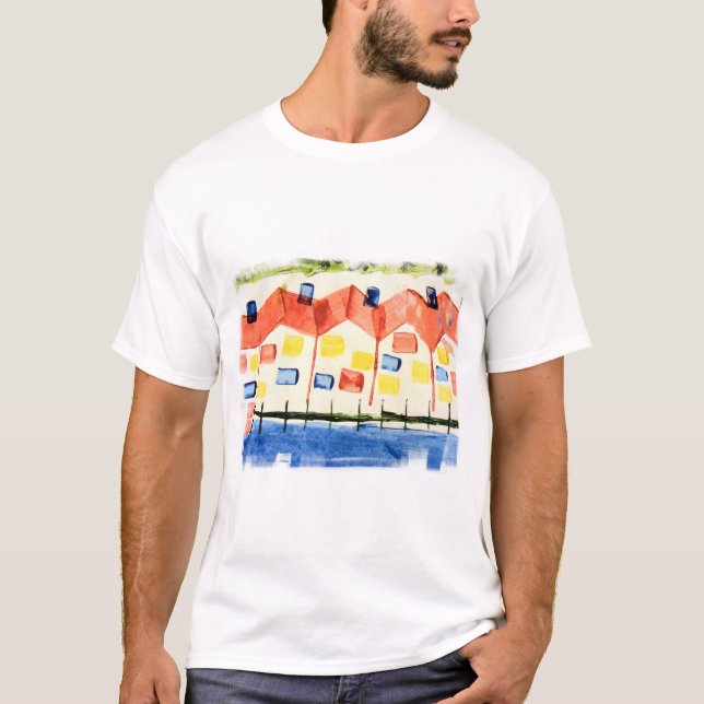 Dauphin Island Beach Houses T-shirt (Front)