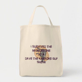 Dave The Karaoke Guy "I Survived" Tote Bag