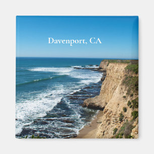 Davenport, California Magnet, labelled Magnet