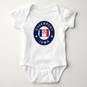 Davenport Iowa Baby Bodysuit
