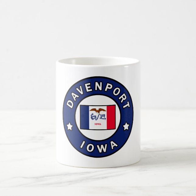 Davenport Iowa Coffee Mug (Center)