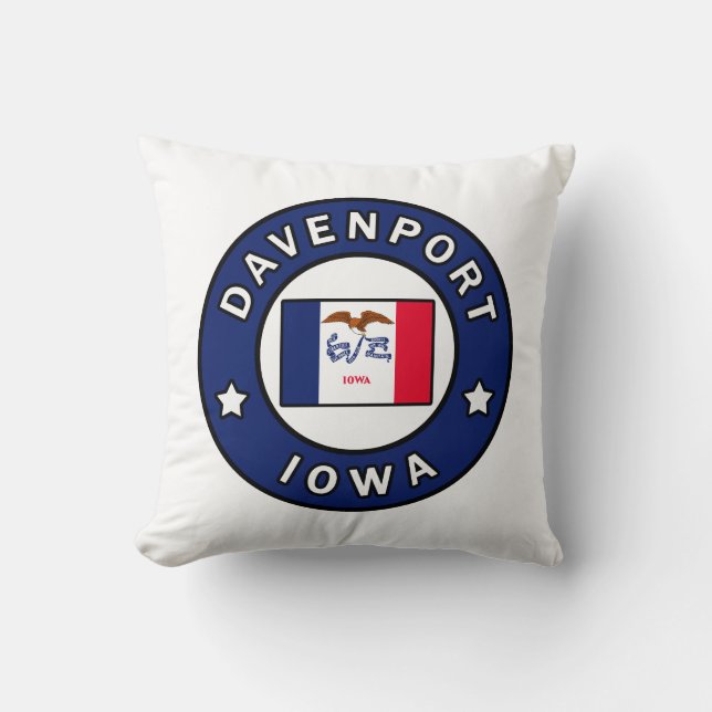 Davenport Iowa Cushion (Front)