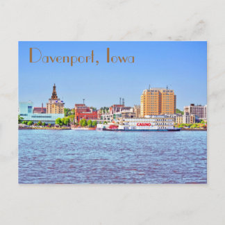Davenport, Iowa, U.S.A. Postcard