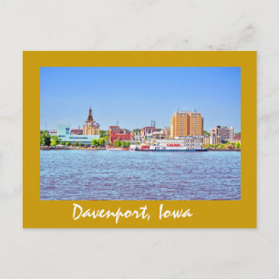 Davenport, Iowa, U.S.A. Postcard