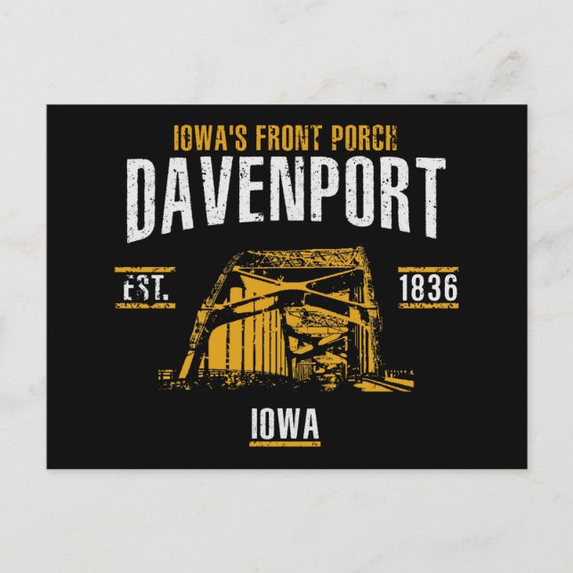 Davenport Postcard (Front)