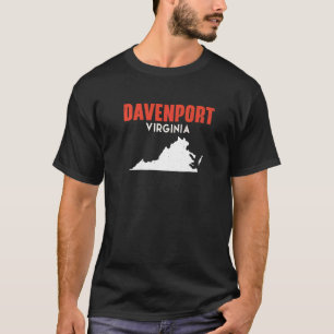 Davenport Washington USA State America Travel Wash T-Shirt
