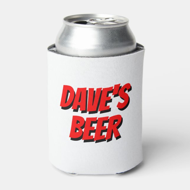DAVE'S BEER ~ Refashion Me PLEASE! Can Cooler (Can Front)