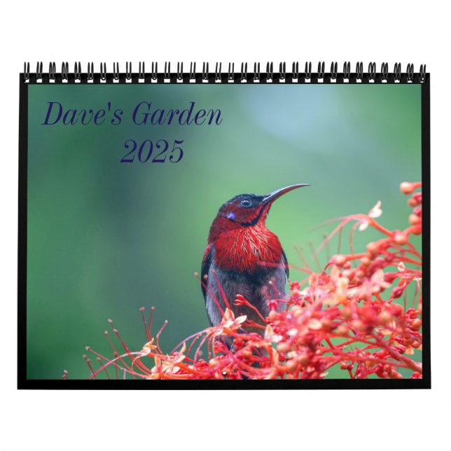 Dave's Garden 2025 Calendar (Cover)