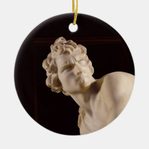 David, 1623-24 (marble) (detail) ceramic tree decoration