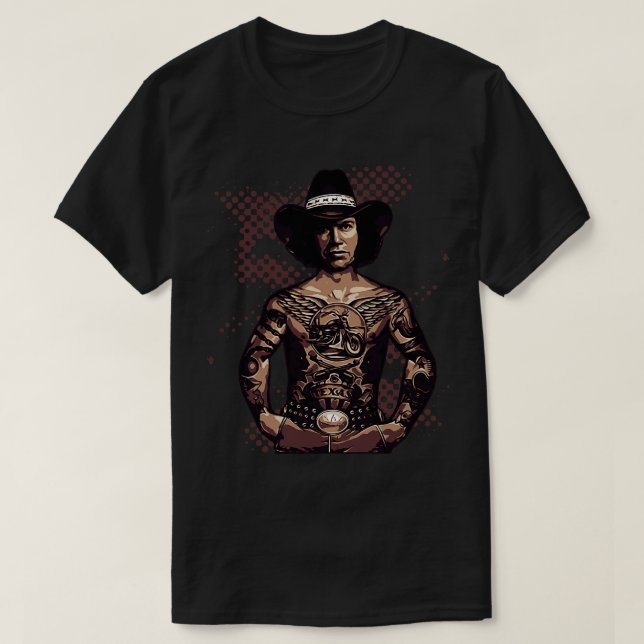 David Allan Coe Tattoo T-Shirt (Design Front)