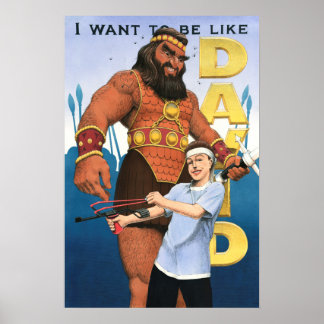 David and Goliath - Boy Poster