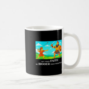 David And Goliath Christian Inspirational Men, Wom Coffee Mug