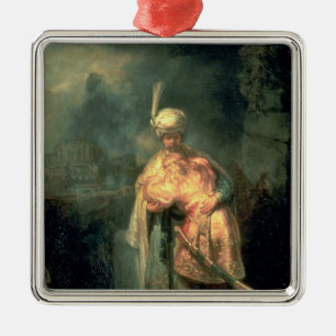 David and Jonathan, 1642 Metal Tree Decoration