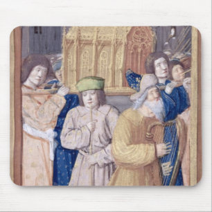 David and the Ark of the Covenant Mouse Pad