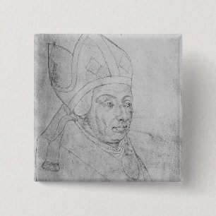 David, bishop of Utrecht 15 Cm Square Badge