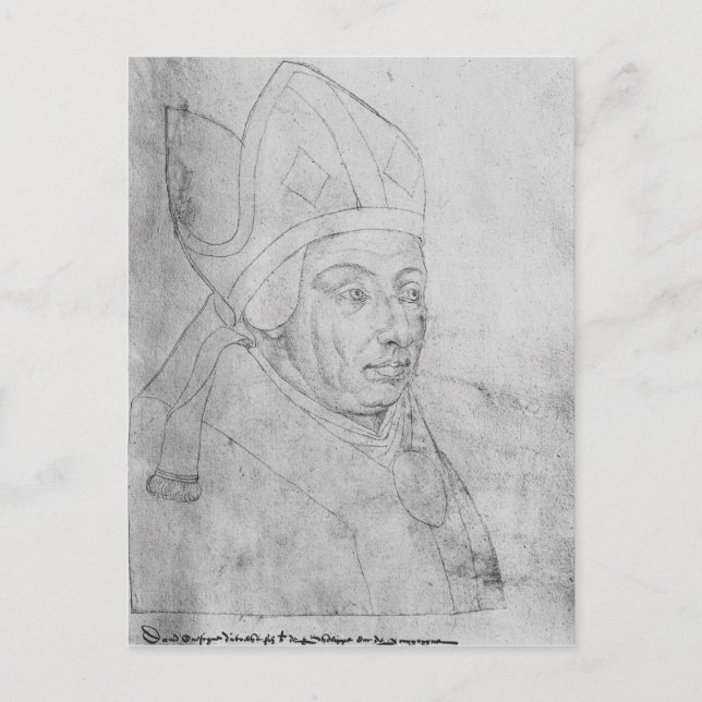 David, bishop of Utrecht Postcard (Front)