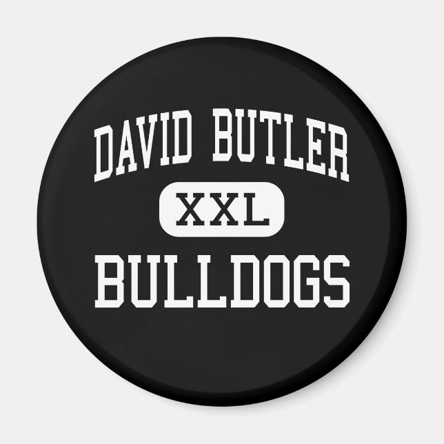 David Butler - Bulldogs - High - Matthews Magnet (Front)
