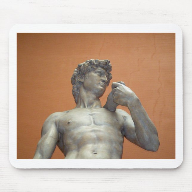 David by Michelangelo Mouse Pad (Front)