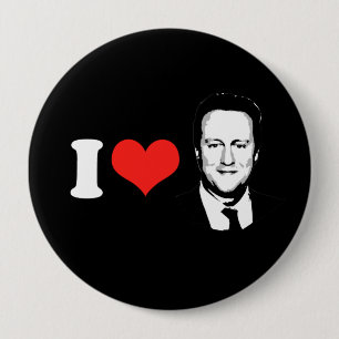 David Cameron 10 Cm Round Badge